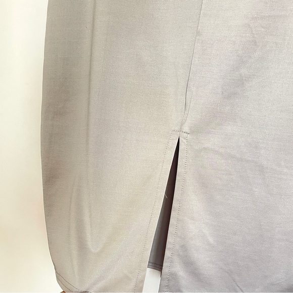 Missguided Bodycon Pencil Skirt Gray Silver | NWT Stretchy. 14 waist up to 30 - Picture 10 of 11